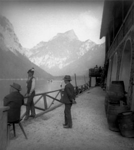 Leopoldsteinersee - Blick gegen den Pfaffenstein - um 1912