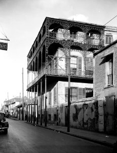 LePretre Mansion Dauphine St NOLA 1958