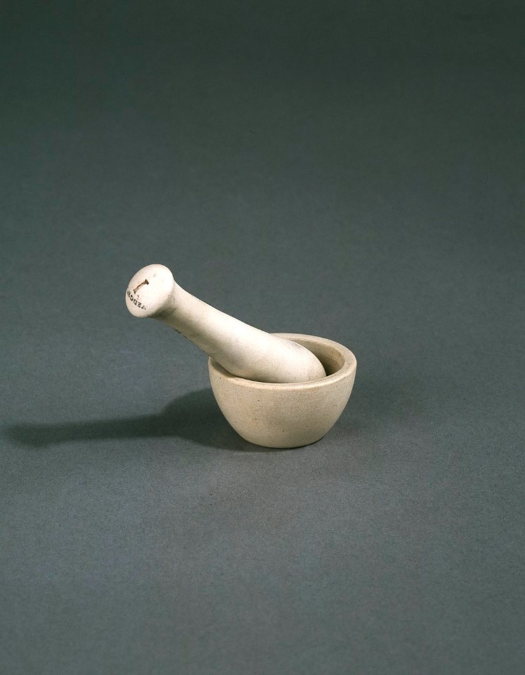 Ler- och stengods. Mortel - Hallwylska museet - 89281