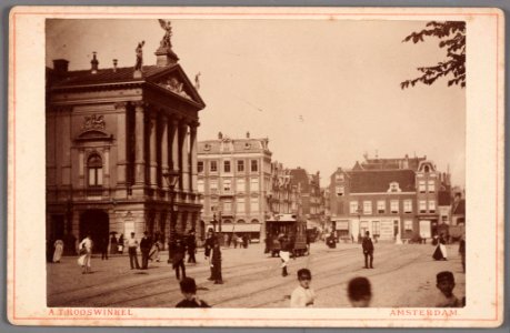 Leidseplein, de oude Stadsschouwburg - Amsterdam - A T Rooswinkel, Afb 010005000750