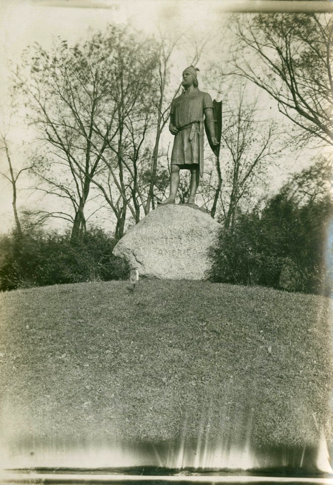 Leif Ericson Monument, Humboldt Park, Chicago, October 13, 1912 (NBY 743)