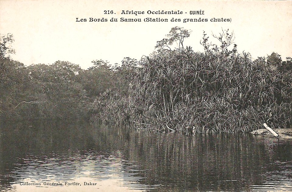Les Bords du Samou (Station des grandes chutes) (Guinée)