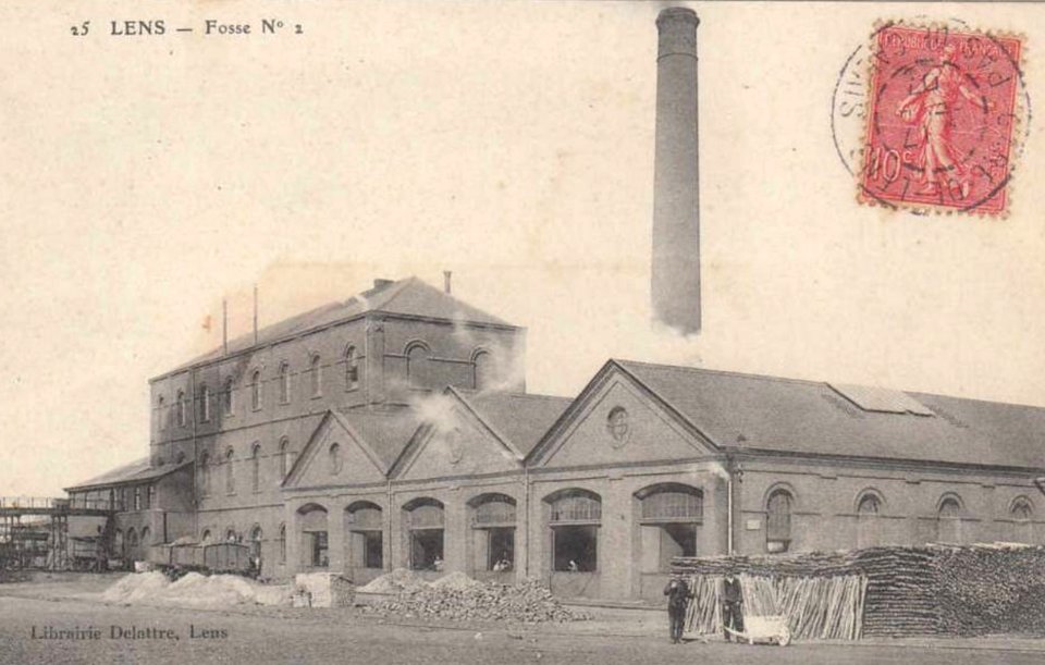 Lens - Fosse n° 2 - 2 bis des mines de Lens (H)