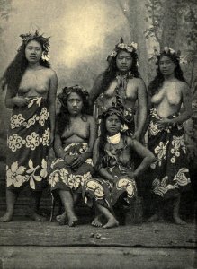 Les Belles Tahitiennes, Tahiti, by Coulon