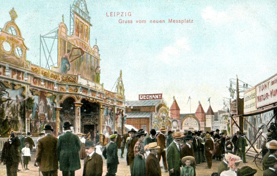 Leipzig neuer Messplatz 1908