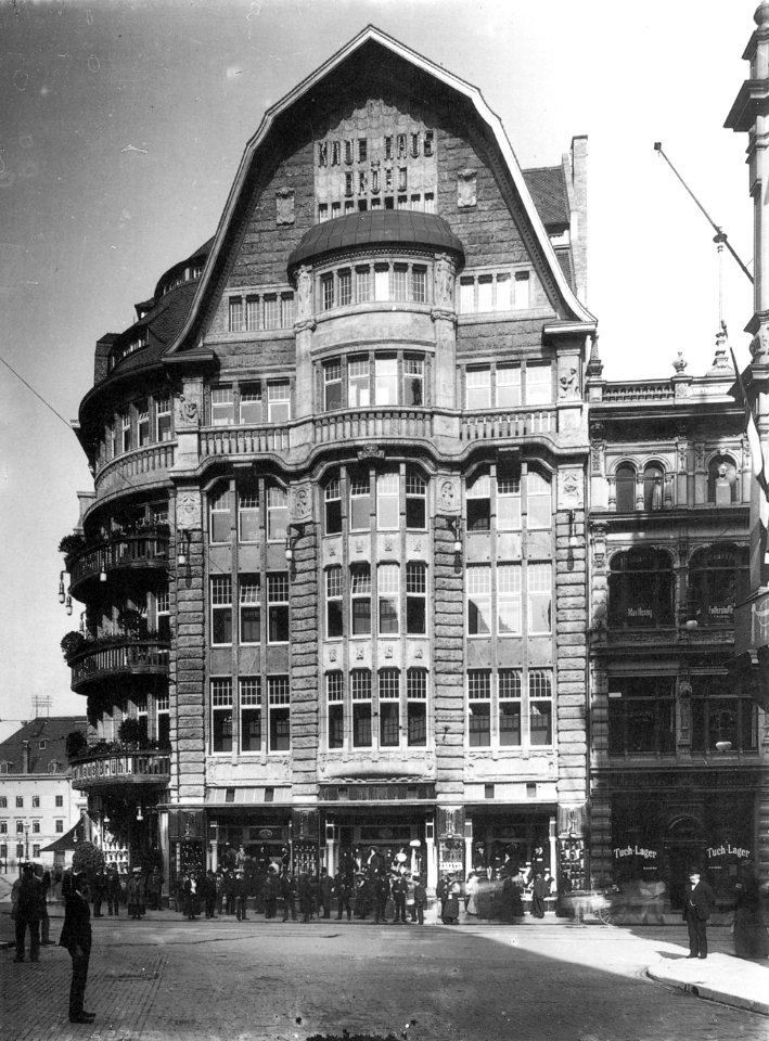 Leipzig, Kaufhaus Brühl 1908, Brühl 1 Quelle Leipzig Fotografien 1867 bis 1929