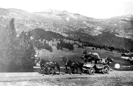 Lenzerheide Postkutsche 1900
