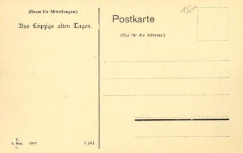 Leipzig, Sachsen - Angermühle (back) (Zeno Ansichtskarten)