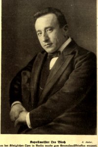 Leo Blech zum Generalmusikdirektor ernannt, 1913