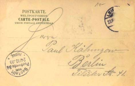 Leipzig, Sachsen - Augustusplatz (4) (back) (Zeno Ansichtskarten)