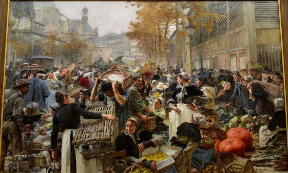 Les Halles - Léon Lhermitte