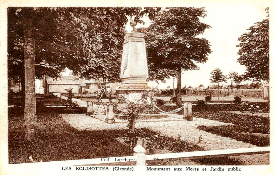 Les Eglisottes - monument aux morts