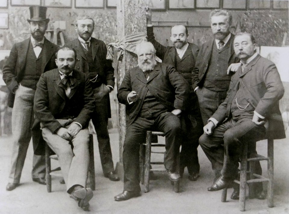 Les professeurs de l'Académie Julian vers 1892