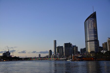 River cityscape australia photo