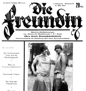 Lesbiche - 1928 - D- Die freundin 1928