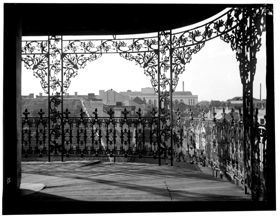 LePretre Mansion Gallery Towards Municipal Auditorium 1936
