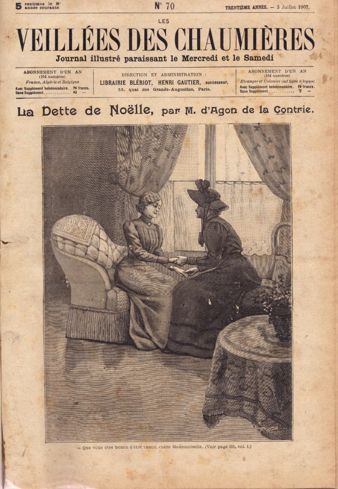 Les Veillées des Chaumières 3 juillet 1907
