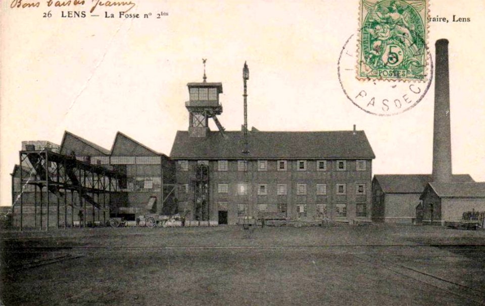 Lens - Fosse n° 2 - 2 bis des mines de Lens (B)