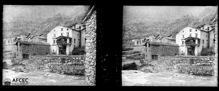 Les Escaldes, vista des del riu