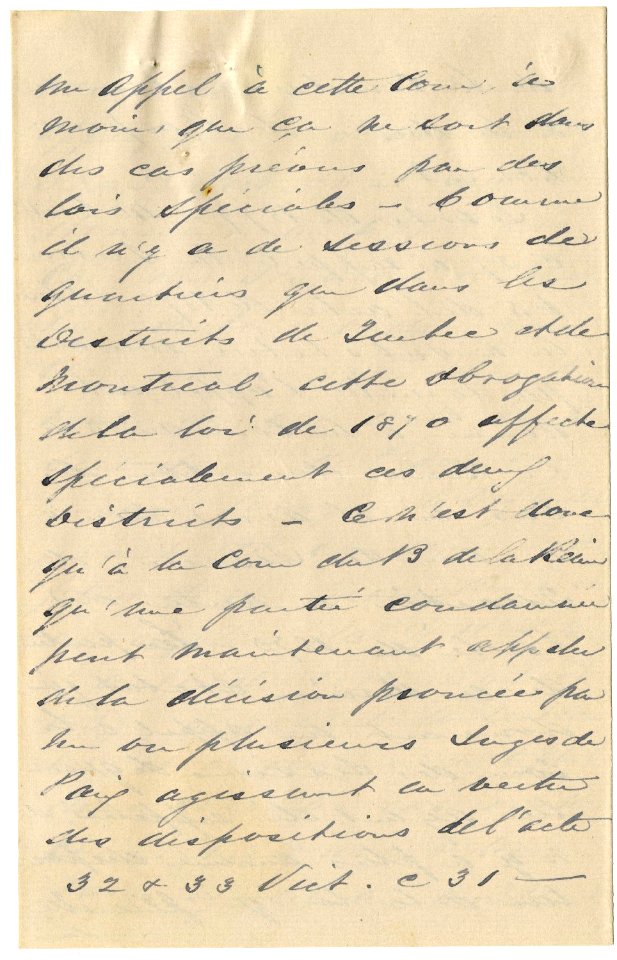 Lettre d'Antoine-Aimé Dorion à Ulric-Joseph Tessier 30 avril 1878-4