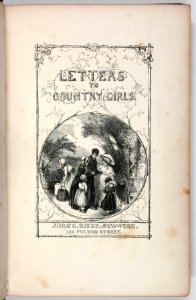 Letters to country girls (illustrated title page) (CHILDRENS 1374)