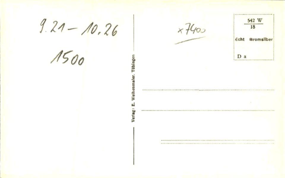 Lettner und Chorfenster der Stiftskirche (AK 542W18 E Weihenmaier 1921) R