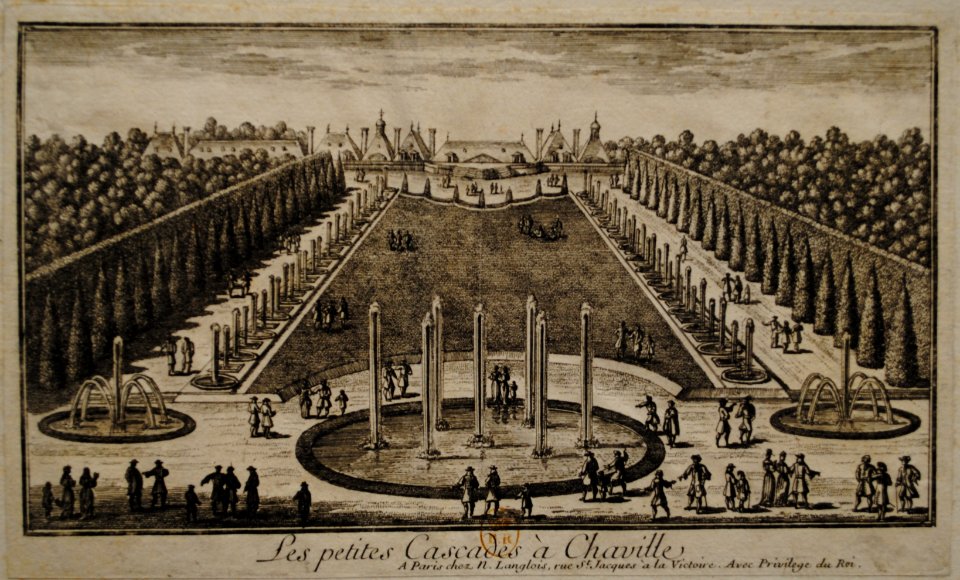 Les petites cascades à Chaville Pérelle vers 1680