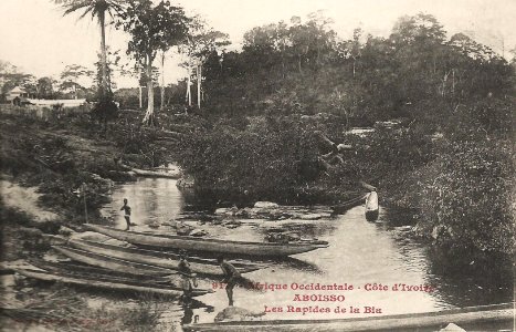 Les rapides de la Bia (Côte d'Ivoire)