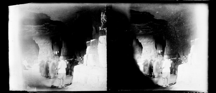 Leury. Souterrain (creute) - Fonds Berthelé - 49Fi1119