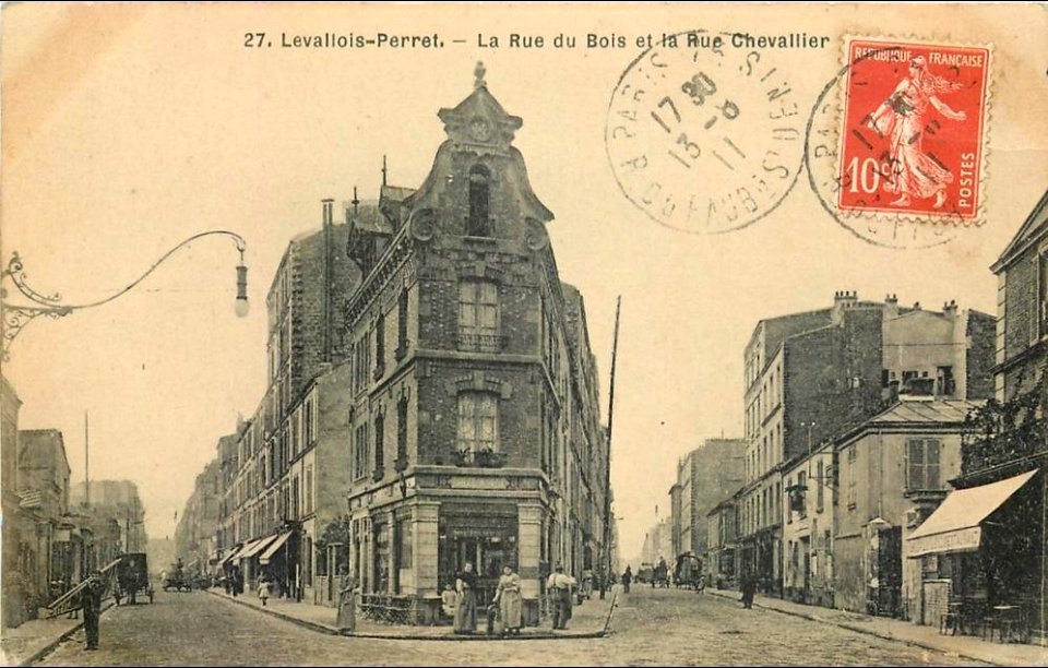 Levallois-Perret.Rue du Bois et rue Chevallier