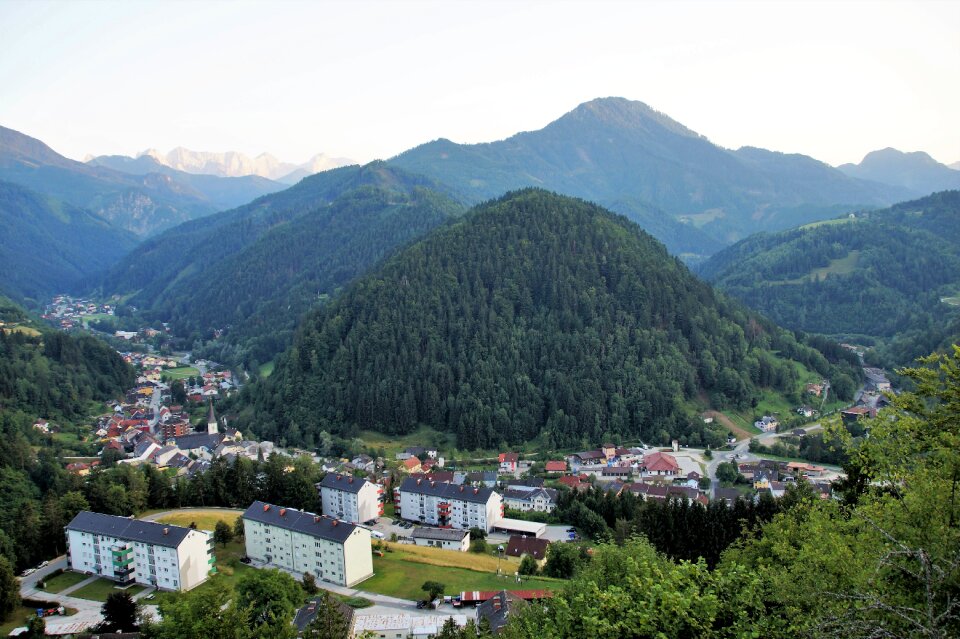Valley town in the valley town