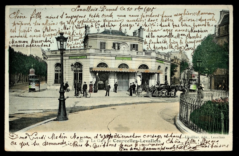 Levallois-Perret.Gare de Courcelles-Levallois
