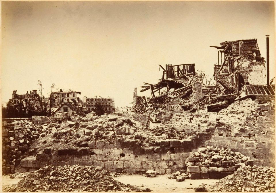 Les Ruines de Paris et de ses Environs 1870-1871, Cent Photographies, Second Volume. DP161614