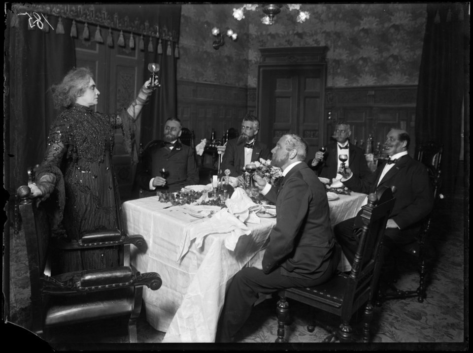 Leve livet, Svenska teatern 1902. Föreställningsbild - SMV - SvT044