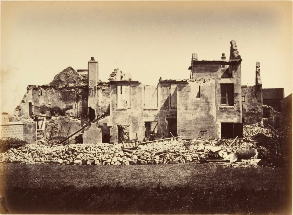 Les Ruines de Paris et de ses Environs 1870-1871, Cent Photographies, Second Volume. DP161639