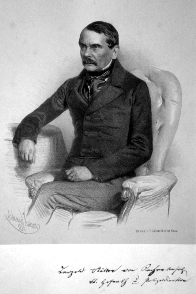 Leopold von Sacher Litho