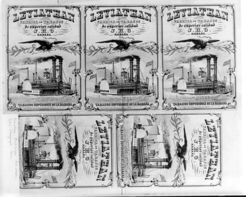 Leviathan fabrica de Tabacos de superior calidad - J.H.O. Habana LCCN2001697775