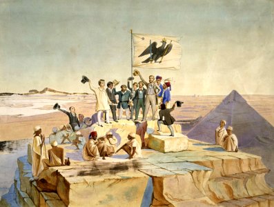 Lepsius-Expedition-Cheops-Pyramide photo