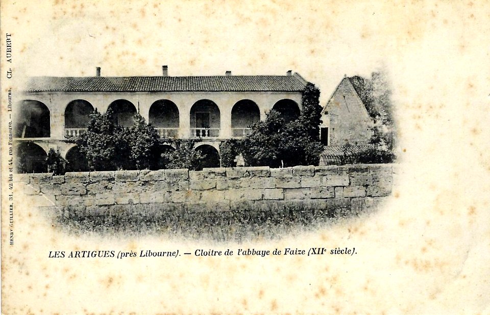 Les Artigues-de-Lussac - abbaye de Faize 1