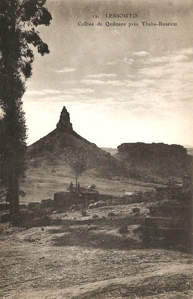 Lessouto-Colline de Quiloane près Thaba-Bossiou