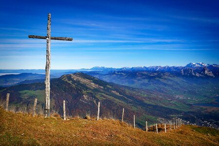Nature panorama cross