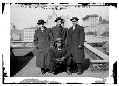 Lew G. Henderson; Vincent Genoves; E.K. Miller; and Duke P. Kahanamoku LCCN2014690156