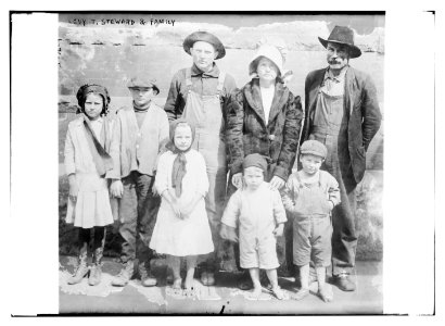 Levy T. Steward (i.e., Levi Thomas Stewart) and family LCCN2014699022