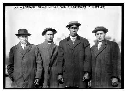 Lew G. Henderson, Vincent Genoves, Duke P. Kahanamoku, E. K. Miller LCCN2014686645