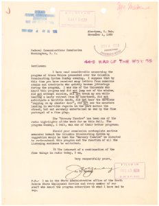 Letter from J. V. Yaukey, 11-01-1938 (4055634267)