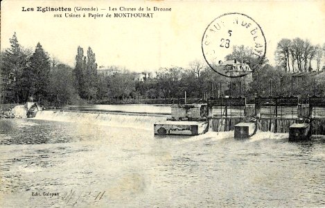 Les Eglisottes - usine à papier de Montfourat 1