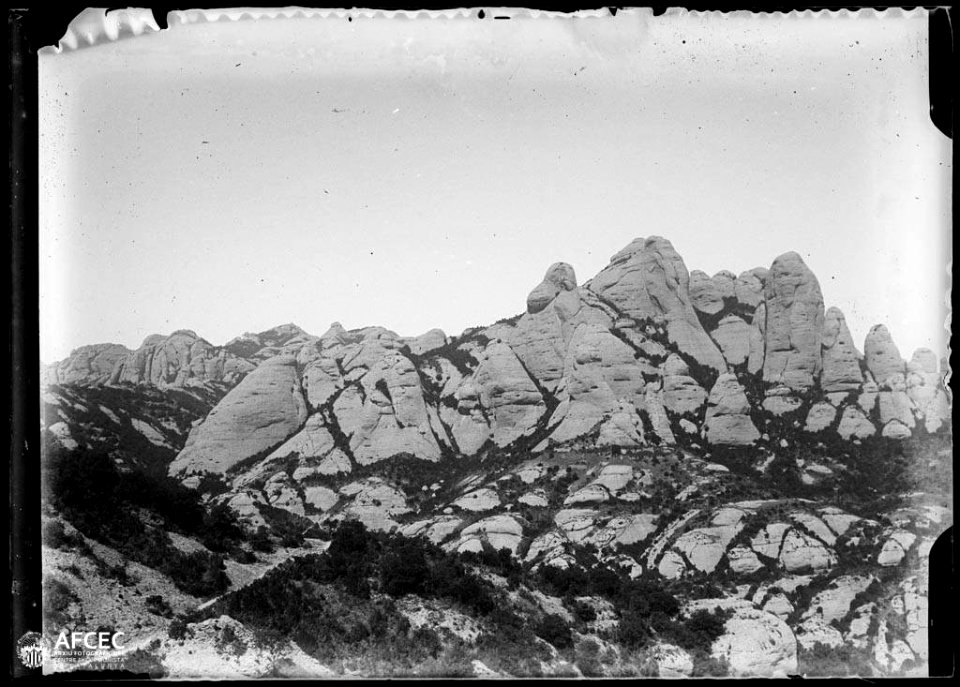 Les muntanyes del massís de Montserrat