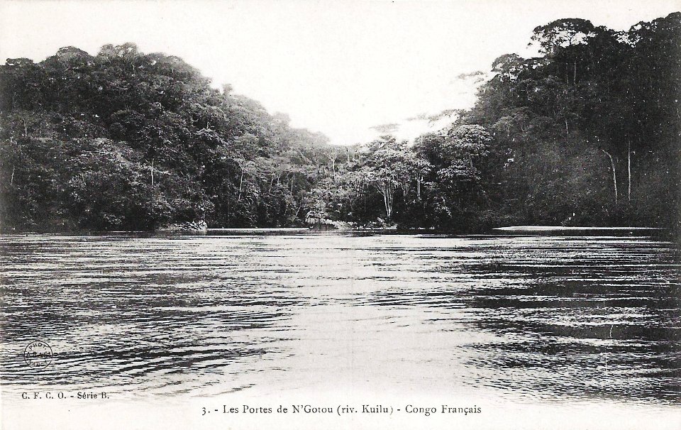 Les portes de N'Gorou (riv. Kuilu)-Congo Français