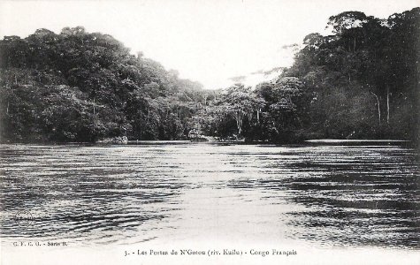 Les portes de N'Gorou (riv. Kuilu)-Congo Français