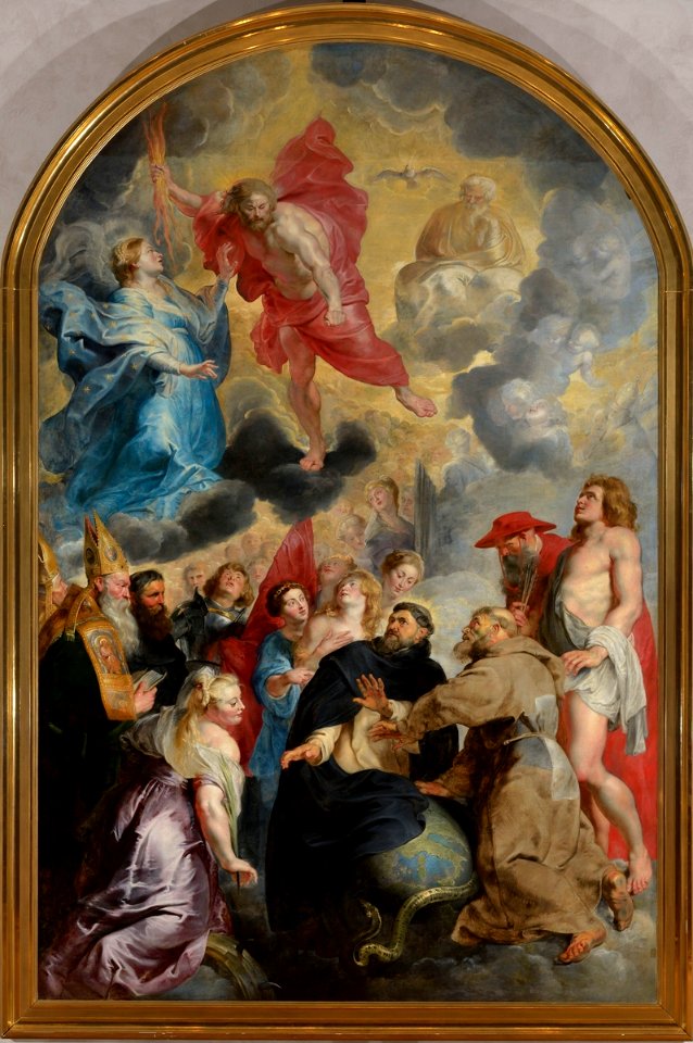 Les saints préservant le monde de la colère du Christ - Peter Paul Rubens (A 194)